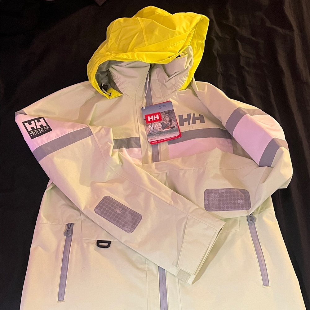 Helly Hansen Bright green and Light Gray Jacket